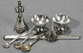 031663 STERLING PERFUME FUNNEL BELL  SACCHARIN BOWLS