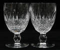 081056 WATERFORD CRYSTAL WATER GOBLETS COLLEEN