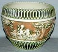 080046 ROSEVILLE POTTERY PLANTER W CHERUB DESIGN