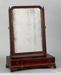 Philadelphia Chippendale mahogany shaving mirror late 18th c