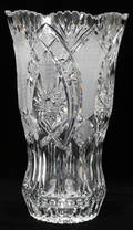 070034 CUT CRYSTAL VASE