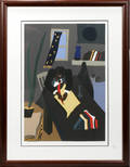 062008 JACOB LAWRENCE COLOR SILKSCREEN DOUGLASS