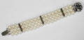 062056 LADYS PEARL BRACELET W DIAMONDS  SAPPHIRES