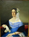 062049 ANTON EINSLE OIL ON CANVAS PORTRAIT OF LADY