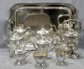 061023 REED  BARTON STERLING SILVER TEA  COFFEE SET