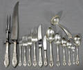 061021 WALLACE STERLING SILVER FLATWARE SERVICE