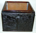 060065 JAPANESE TEAKWOOD  COPPER LINED BOX