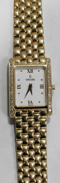051005 CONCORD GOLD  DIAMOND LADYS WRISTWATCH