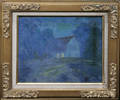 042031 ERNEST HARRISON BARNES OIL ON CANVAS BARN