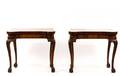 Pair of George III Style Tea or Card Tables