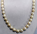 040011 GOLD NECKLACE DIAMOND  SOUTH SEA PEARL
