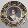 031021 PIRKENHAMMER VIENNESE PORCELAIN PORTRAIT PLATE