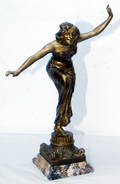 030006 MAURICE GUIRAUD RIVIRE BRONZE SCULPTURE C19