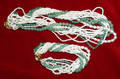 030076 JADE AND SEED PEARL NECKLACE AND BRACELET