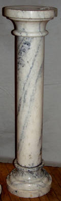 030072 ITALIAN MARBLE COLUMNAR SHAPED PEDESTAL