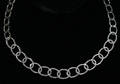 030002 NECKLACE IN 18 KT WHITE GOLD  DIAMOND 20
