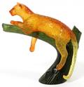 DAUM PATE DE VERRE PANTHER ON A LIMB