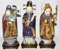 CHINESE CLOISONN FIGURES OF IMMORTALS THREE