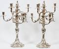 A MICHELSEN DANISH STERLING SEVENLIGHT CANDELABRA