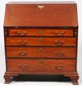 ENGLISH MAHOGANY SLANTFRONT DESK C 1770
