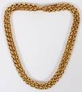 18KT YELLOW GOLD ROPE NECKLACE