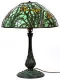 TIFFANY STUDIOS LEADED GLASS DAFFODIL SHADE