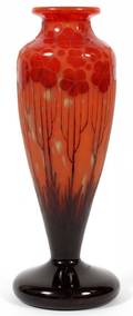 CHARLES SCHNEIDERLE VERRE FRANCAIS VASE C 1930