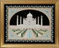 HAND EMBROIDERED TEXTILE OF THE TAJ MAHAL C1950