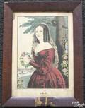 Seven N Currier colored lithographs 19th c