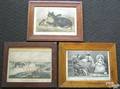 Seven Currier  Ives chromolithograph prints 19th c