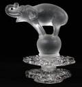 STEUBEN GLASS ELEPHANT TABLE DECORATION  FROG