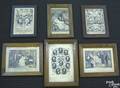 Six Currier  Ives and N Currier colored lithographs 19th c