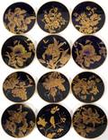 PIRKENHAMMER PORCELAIN CABINET PLATES LATE 19TH C