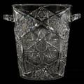 MERIDEN BRILLIANT CUT GLASS WINE COOLER C 1900