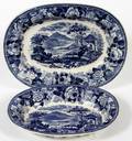 WEDGWOOD BLUE TRANSFER BOWL  PLATTER