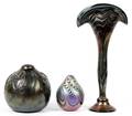 STUDIO GLASS VASES THREE