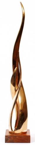 EGON WEINER CHICAGO POLISHED BRONZE SCULPTURE