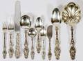 WHITING DIV OF GORHAM LILY STERLING FLATWARE SET