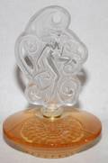 LALIQUE SONGE GLASS PERFUME BOTTLE 2005