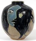 S PORTER STUDIO POTTERY VASE 1973
