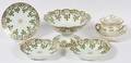 SPODE COMPOTE DESSERT PLATES  SHELL DISHES
