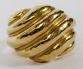 ITALIAN 18KT YELLOW GOLD RING