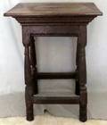 ELIZABETHAN STYLE HANDCARVED OAK TABLE 18TH C