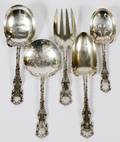 WHITING DIV OF GORHAM STERLING SERVING PIECES FIVE