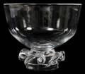 STEUBEN GLASS FOOTED BOWL