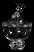STEUBEN GLASS SEA COVERED CENTERPIECE