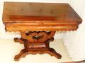AMERICAN EMPIRE MAHOGANY FLIPTOP GAMES TABLE