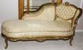 FRENCH RECAMIER W TUFTED UPHOLSTERY
