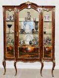 FRENCH SATINWOOD VITRINE