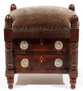 VICTORIAN MAHOGANY SEWING STAND C 1870